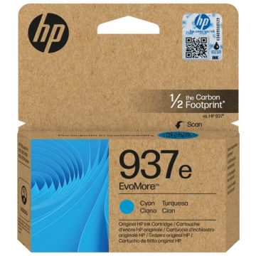 4S6W6NE / 937E HP - cyan - cartouche de marque