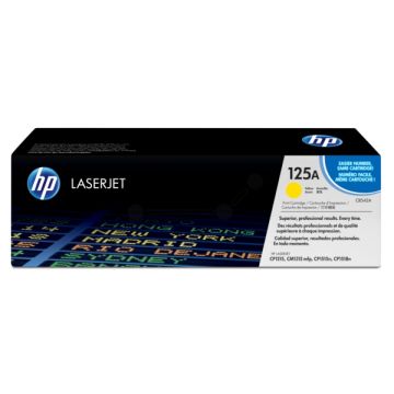 CB542A / 125A HP - jaune - toner de marque