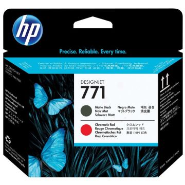 CE017A / 771 HP - noire, rouge - tête d'impression de marque