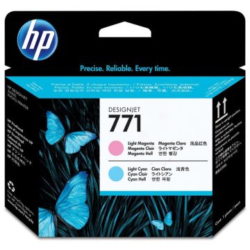 CE019A / 771 HP - cyan, magenta phot claire - tête d'impression de marque