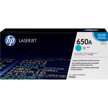 CE271A / 650A HP - cyan - toner de marque