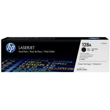 CE320AD / 128A HP - noir - pack de 2 - toners de marque
