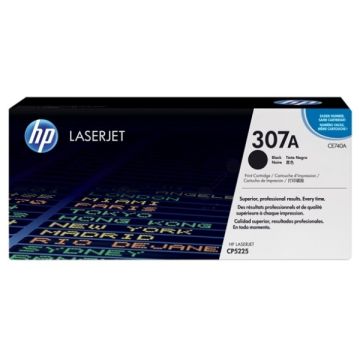 CE740A / 307A HP - noir - toner de marque