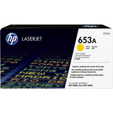 CF322A / 653A HP - jaune - toner de marque