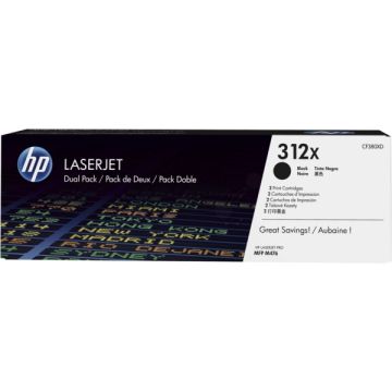 CF380XD / 312XD HP - noir - pack de 2 - toners de marque