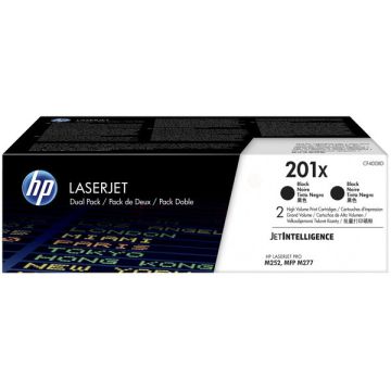 CF400XD / 201X HP - noir - pack de 2 - toners de marque