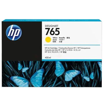 F9J50A / 765 HP - jaune - cartouche de marque F9J50A / 765 HP - jaune - cartouche de marque