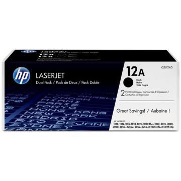 Q2612AD / 12AD HP - noir - pack de 2 - toners de marque