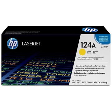 Q6002A / 124A HP - jaune - toner de marque