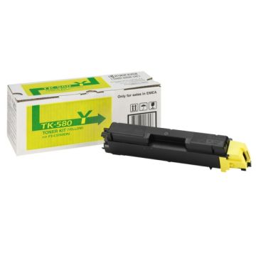 1T02KTANL0 / TK-580 Y Kyocera - jaune - toner de marque