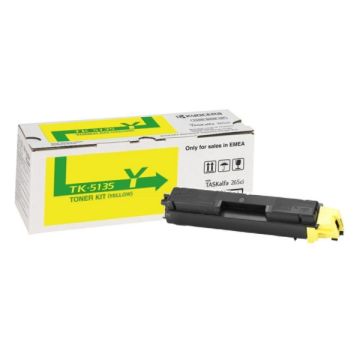 1T02PAANL0 / TK-5135 Y Kyocera - jaune - toner de marque