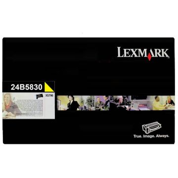 24B5830Lexmark - jaune - toner de marque