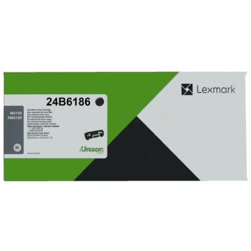 24B6186Lexmark - noir - toner de marque