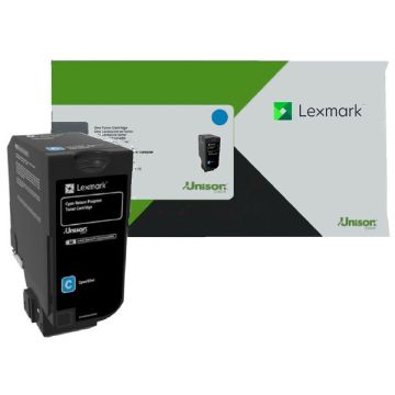 24B7511Lexmark - cyan - toner de marque
