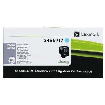 24B6717Lexmark - cyan - toner de marque