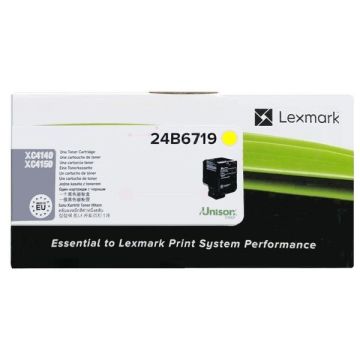 24B6719Lexmark - jaune - toner de marque