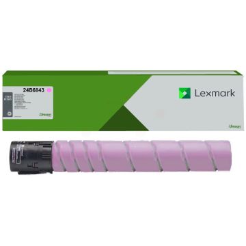 24B6843Lexmark - magenta - toner de marque