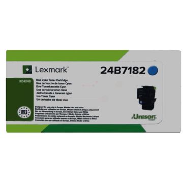 24B7182Lexmark - cyan - toner de marque