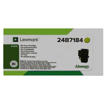 24B7184Lexmark - jaune - toner de marque