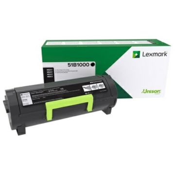 51B00A0Lexmark - noir - toner de marque
