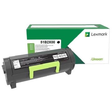 51B2X00Lexmark - noir - toner de marque