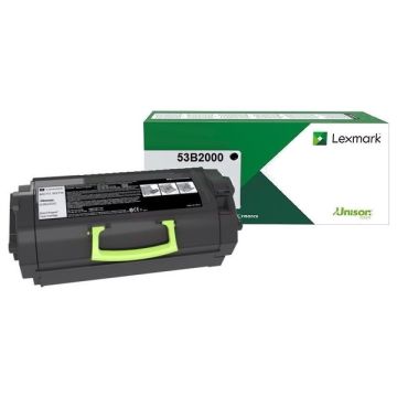 53B2000Lexmark - noir - toner de marque