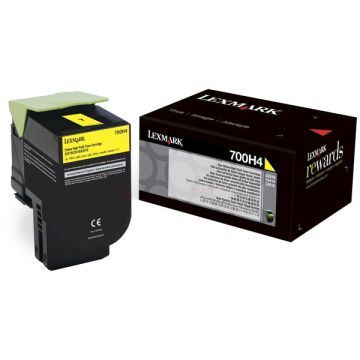 70C0H40 / 700H4 Lexmark - jaune - toner de marque