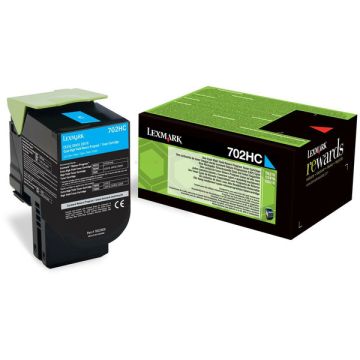 70C2HC0 / 702HC Lexmark - cyan - toner de marque