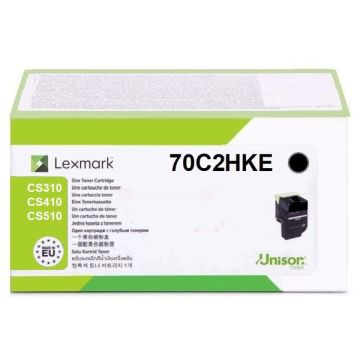 70C2HKE / 702HK Lexmark - noir - toner de marque