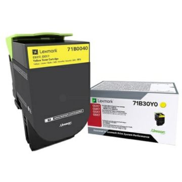 71B0040Lexmark - jaune - toner de marque