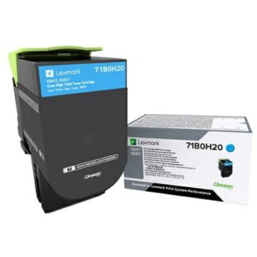 71B0H20Lexmark - cyan - toner de marque