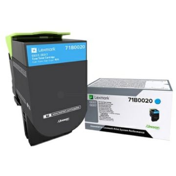 71B20C0Lexmark - cyan - toner de marque
