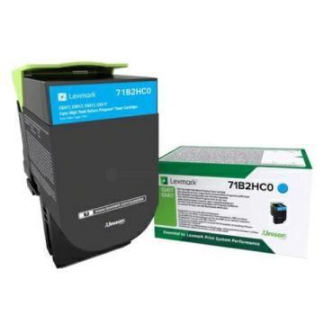 71B2HC0Lexmark - cyan - toner de marque
