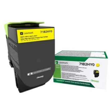 71B2HY0Lexmark - jaune - toner de marque