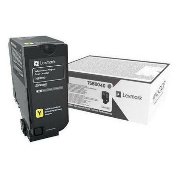 75B0040Lexmark - jaune - toner de marque
