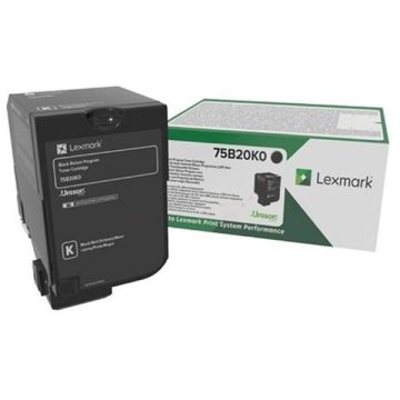 75B20K0Lexmark - noir - toner de marque