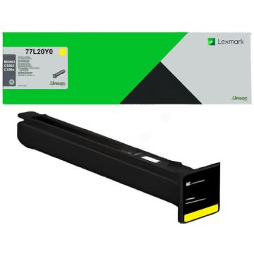 77L20Y0Lexmark - jaune - toner de marque