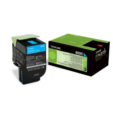 80C20C0 / 802C Lexmark - cyan - toner de marque