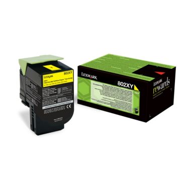 80C2XY0 / 802XY Lexmark - jaune - toner de marque