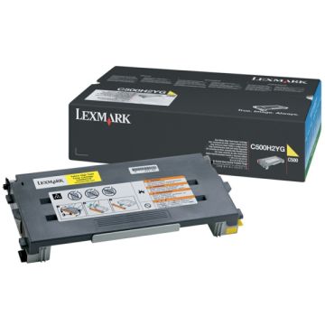 C500H2YGLexmark - jaune - toner de marque