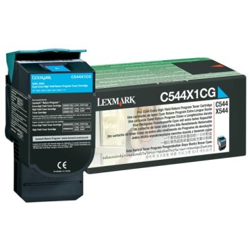 C544X1CGLexmark - cyan - toner de marque