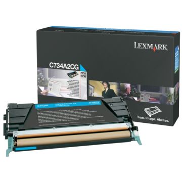 C734A1CGLexmark - cyan - toner de marque