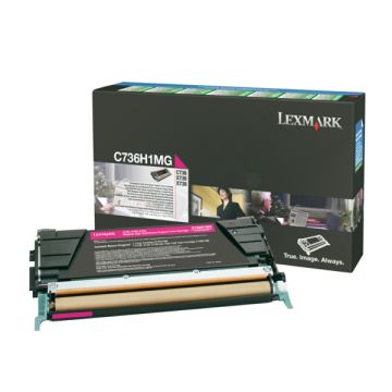 C736H1MGLexmark - magenta - toner de marque