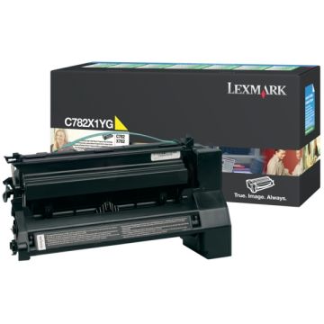 C782X1YGLexmark - jaune - toner de marque