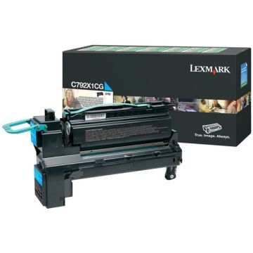 C792X1CGLexmark - cyan - toner de marque