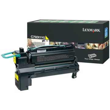 C792X1YGLexmark - jaune - toner de marque