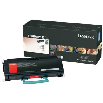 E260A21ELexmark - noir - toner de marque