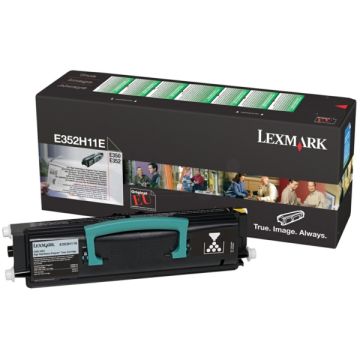 E352H11ELexmark - noir - toner de marque