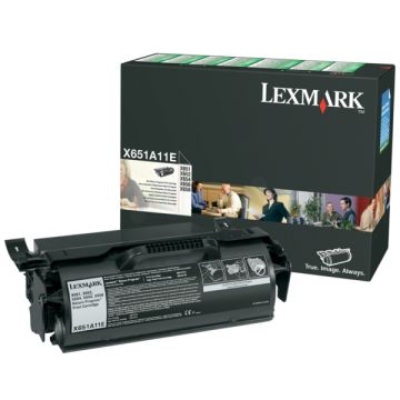 X651A11ELexmark - noir - toner de marque