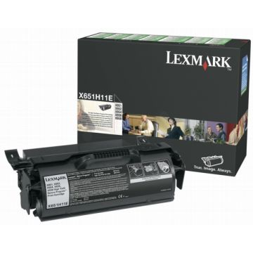 X651H11ELexmark - noir - toner de marque